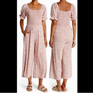 Wayf Smocked jumpsuit NWT - XS